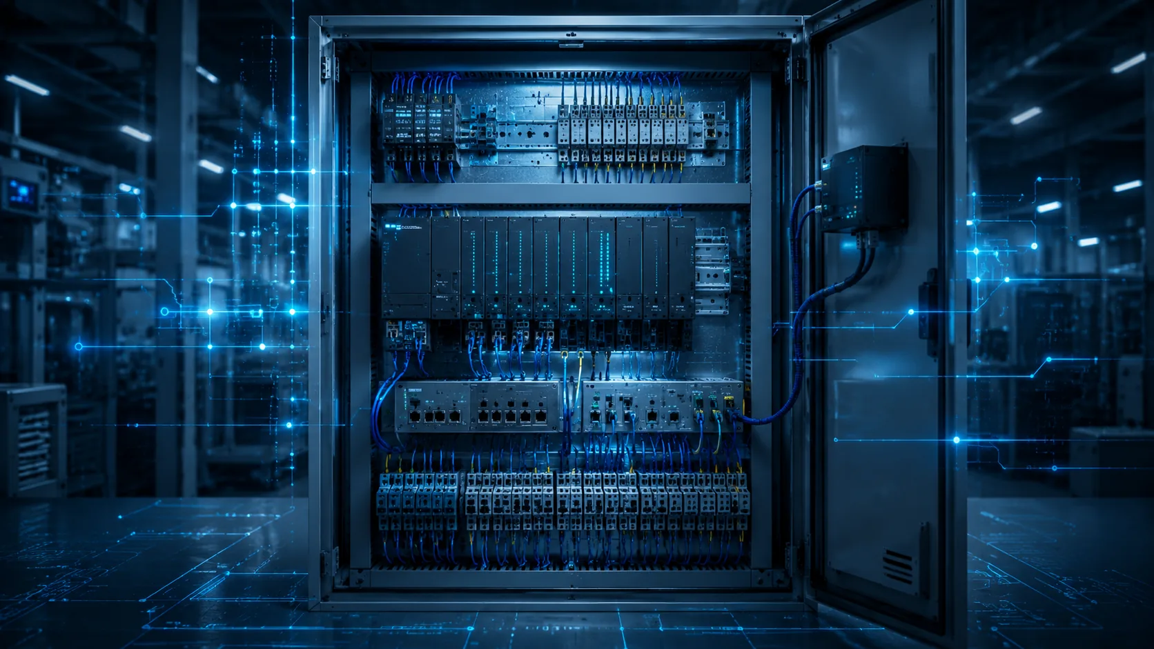 Planung elektrischer Anlagen im Schaltschrank für industrielle Automatisierung